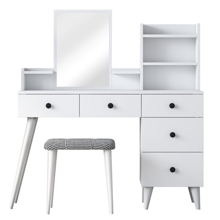 Hanah Home BJ101 - 2294 Mesa de Maquillaje Blanca